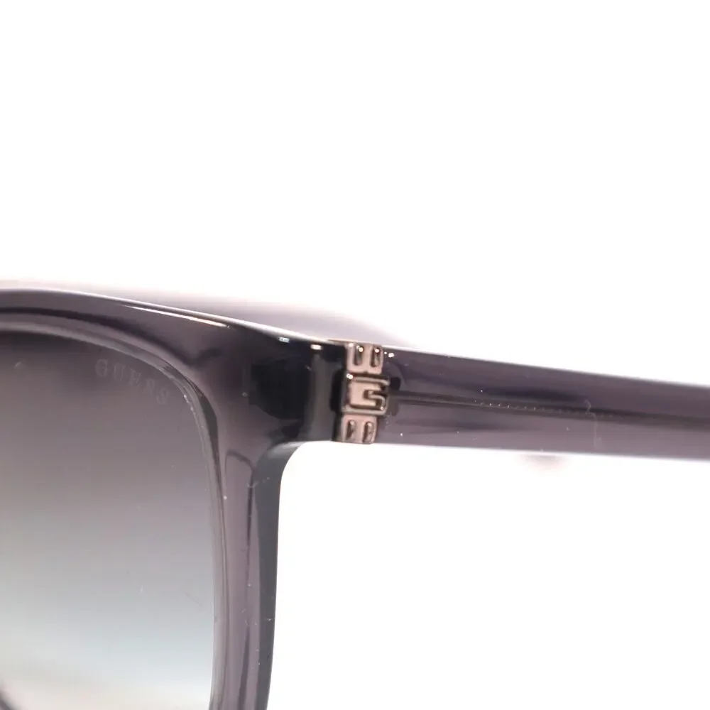Guess Square Mens Sunglasses - Transparent Grey / Smoke Gradient - NWT